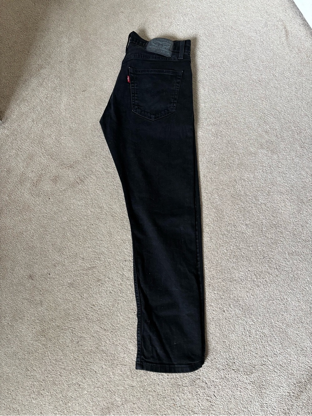 Levi’s 512 Slim Taper Black Jeans Women’s Size 32 x 30 Stretch Denim